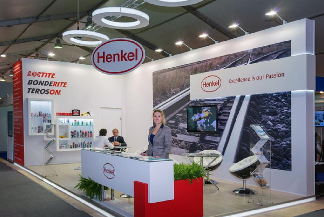 выставочный стенд, stand for henkel company