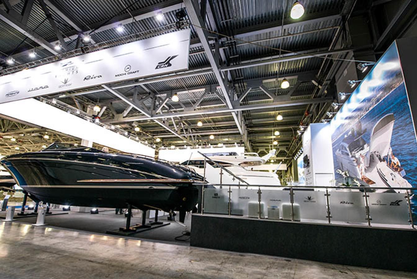 выставочный стенд, стенд для premium yachts