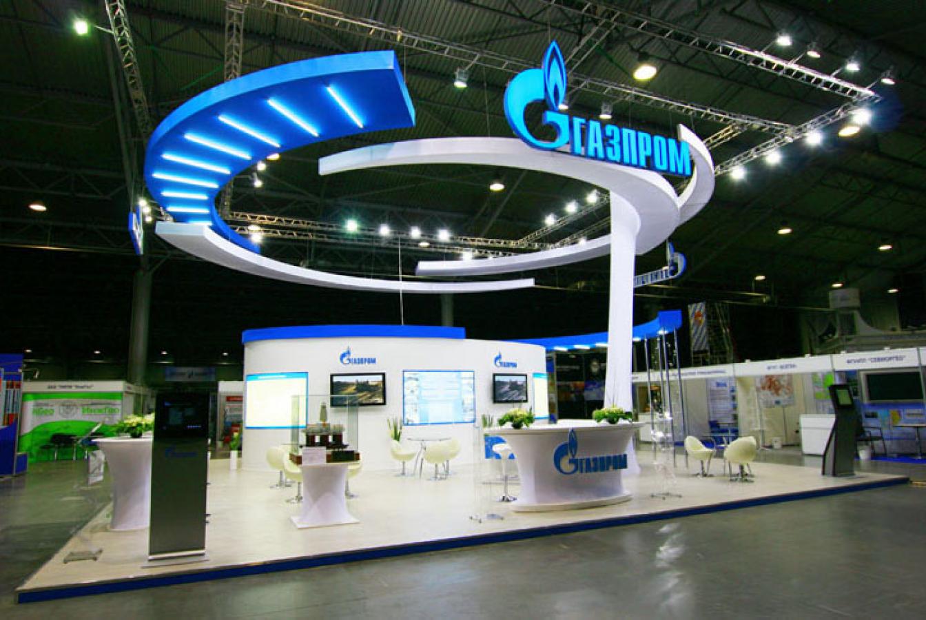 выставочный стенд, stand for gazprom 