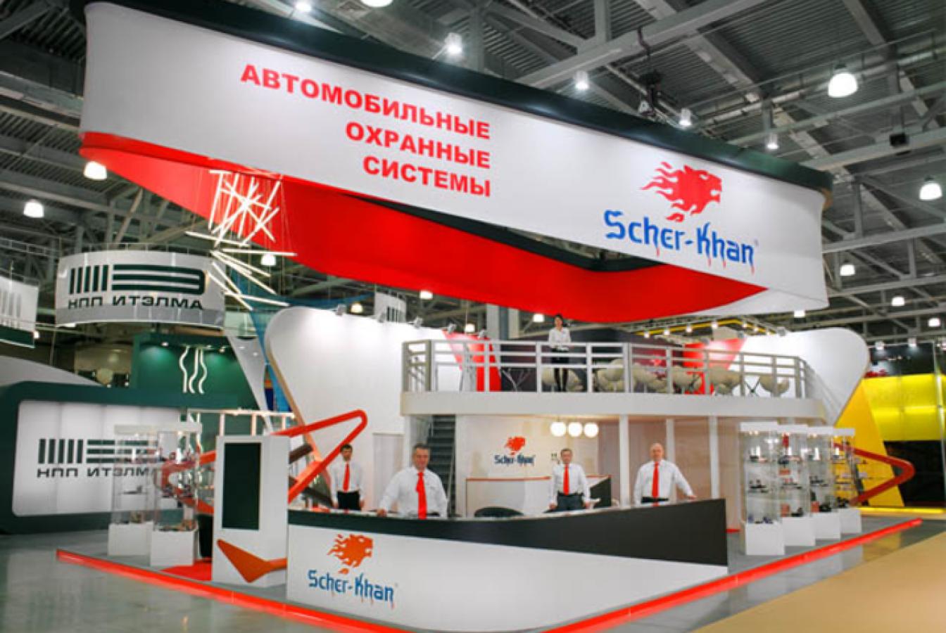 выставочный стенд, стенд для компании sherkhan