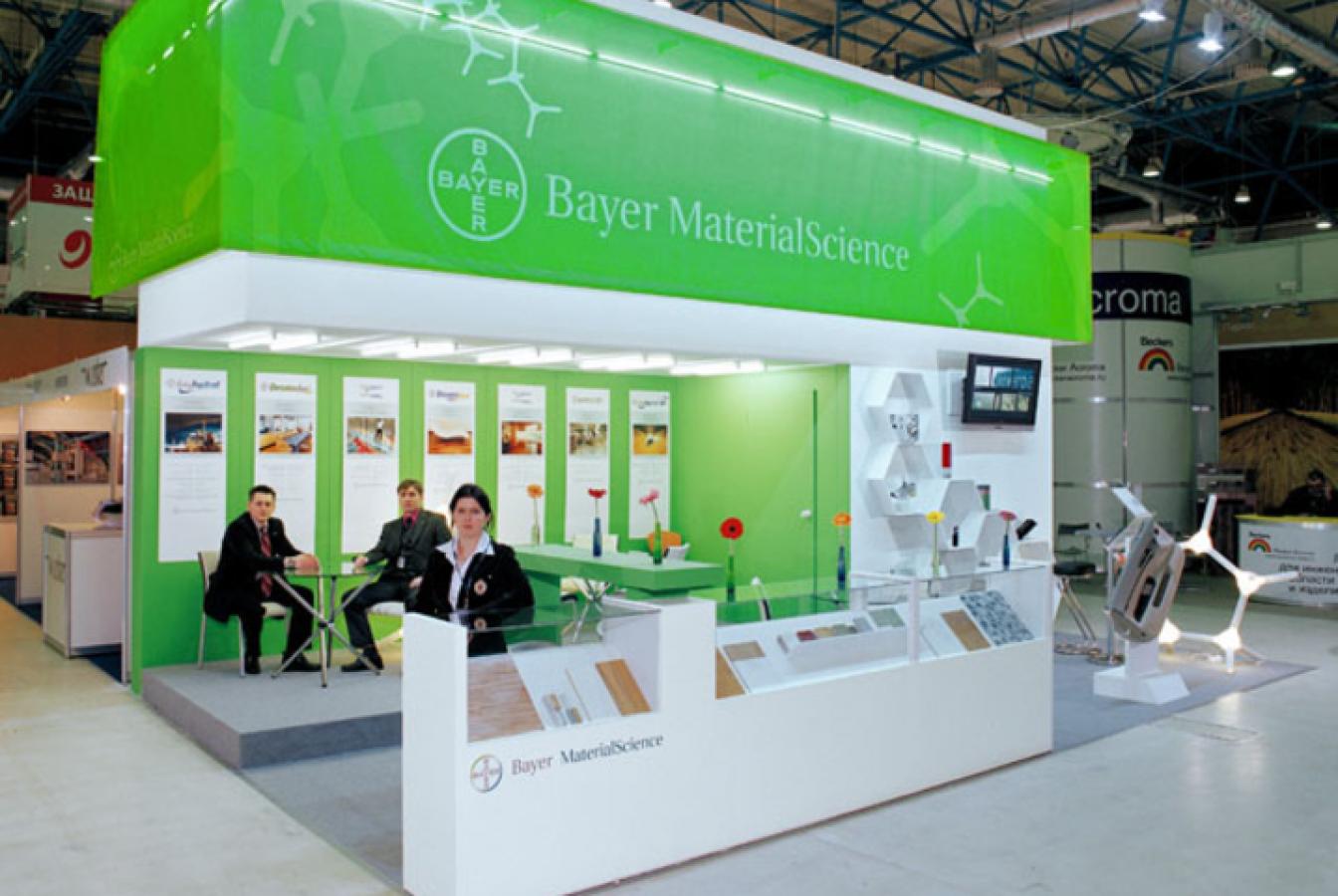 выставочный стенд, стенд для компании bayer