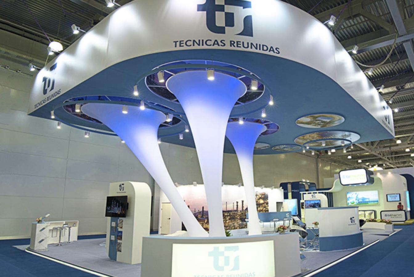 выставочный стенд, стенд для tecnicas reunidas