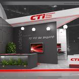 выставочный стенд, stand for cti company