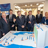 Official ceremony at the Bovanenkovskoye field third gas production facility