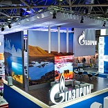 Stand for Gazprom