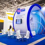 выставочный стенд, стенд для компании ksp steel