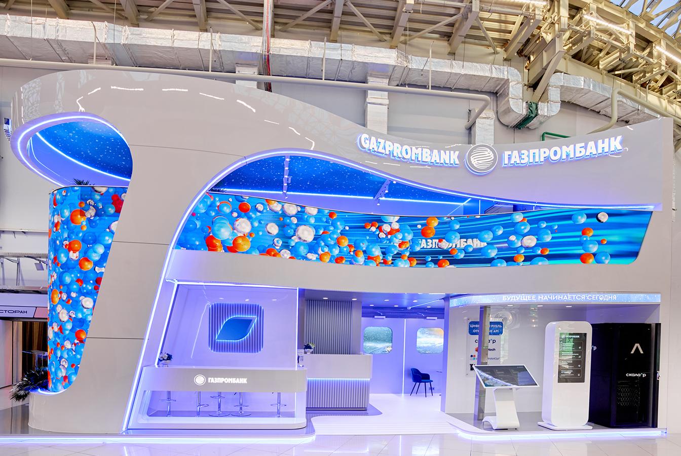 выставочный стенд, stand for gazprombank
