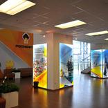 выставочный стенд, interior and meeting space decoration for rosneft oil company