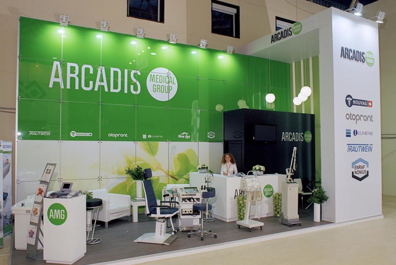 выставочный стенд, stand for arcadis company 