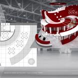 выставочный стенд, стенд для компании "луидор"