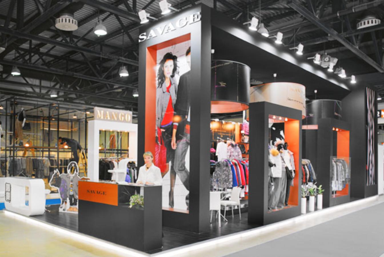 выставочный стенд, стенд для компании savage