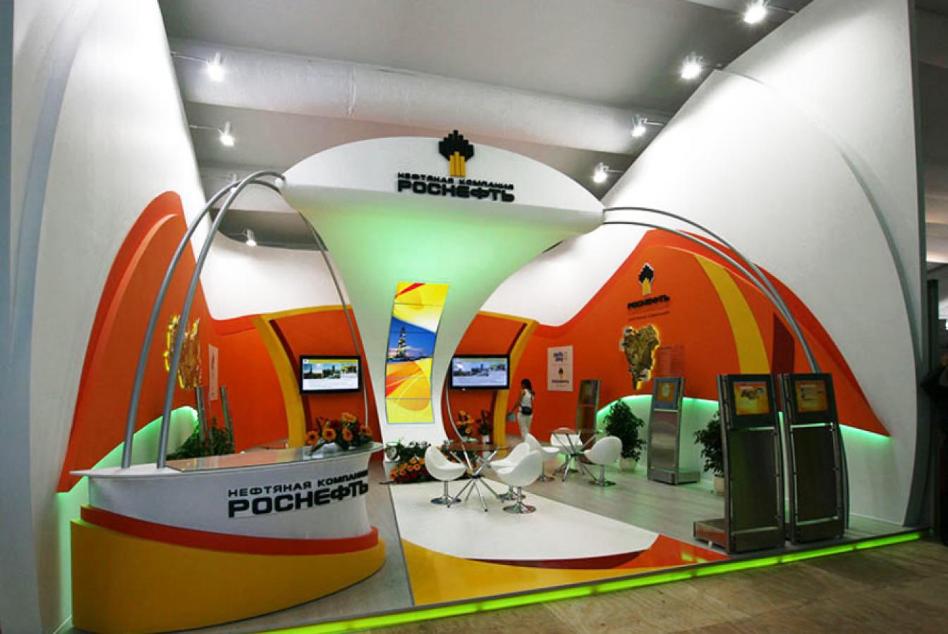 выставочный стенд, stand for rosneft