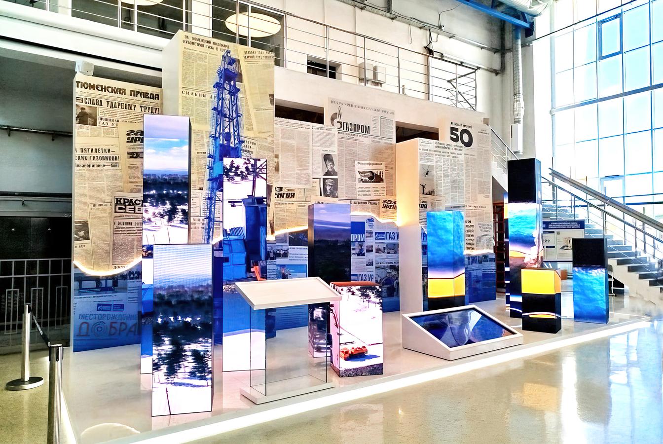 выставочный стенд, exposition for gazprom