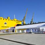 выставочный стенд, solemn reception of president of russia at zvezda shipbuilding plant