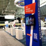 выставочный стенд, stand for 5-100 project of ministry of education of the russian federation 