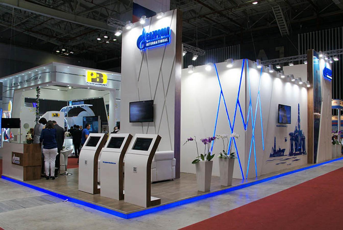 выставочный стенд, stand for gazprom 