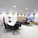 выставочный стенд, solemn reception of president of russia at zvezda shipbuilding plant