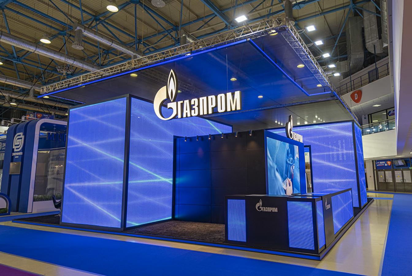 выставочный стенд, stand for gazprom