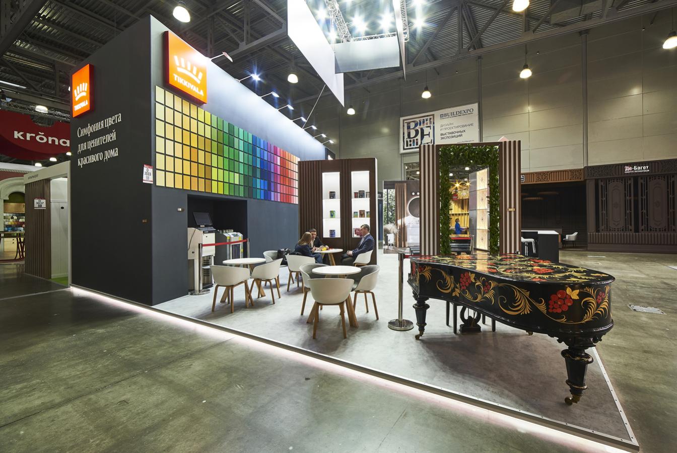 выставочный стенд, стенд для компании тикивала