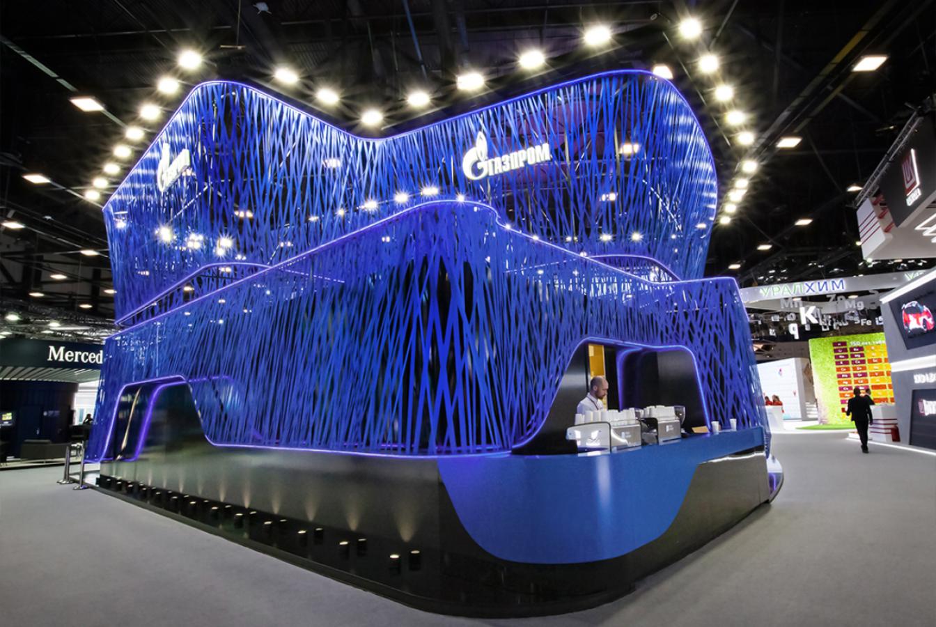 выставочный стенд, stand for gazprom
