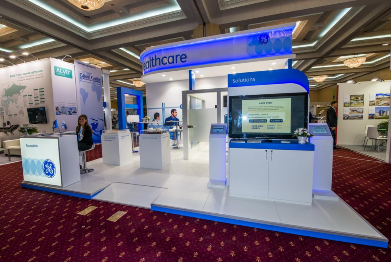выставочный стенд, стенд для компании ge