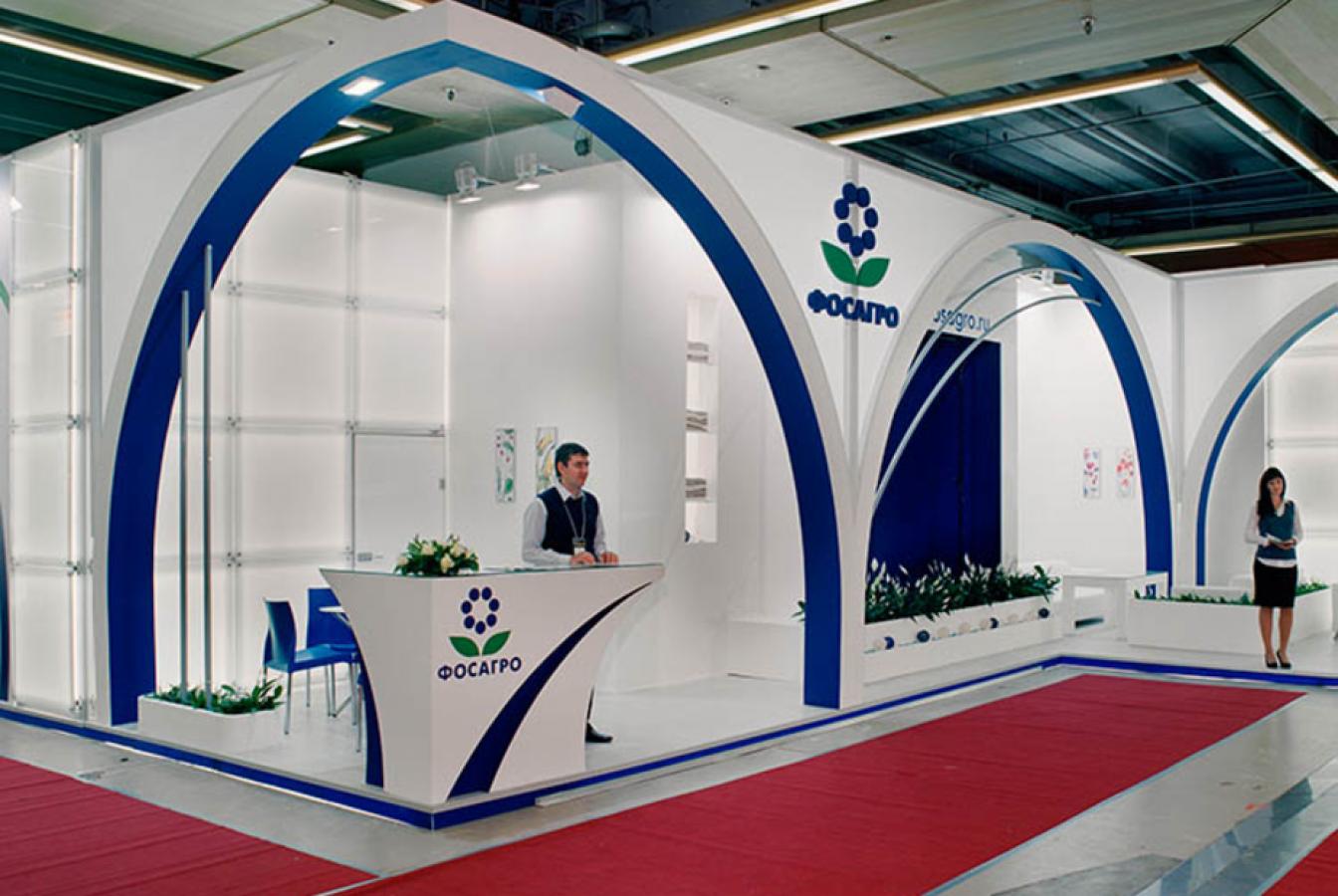 выставочный стенд, стенд для компании "фосагро "