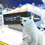 выставочный стенд, stand for rosneft company
