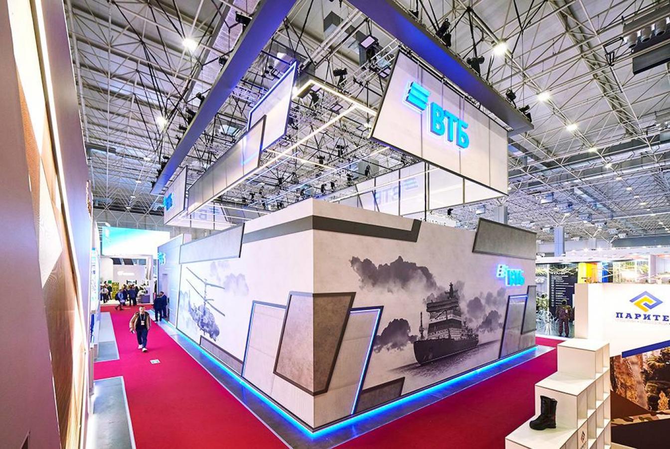 выставочный стенд, стенд для втб армия 2024