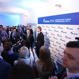 выставочный стенд, grand openning of gazprom's compressor station in krasnodar region