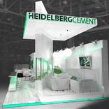 выставочный стенд, стенд для компании heidelberg cement