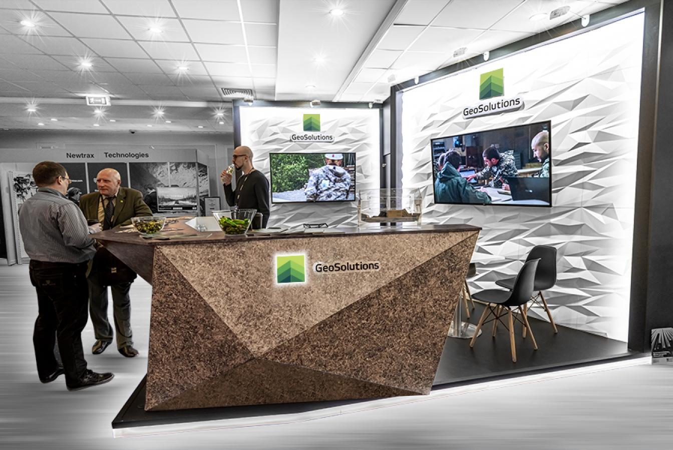 выставочный стенд, stand for geosolutions